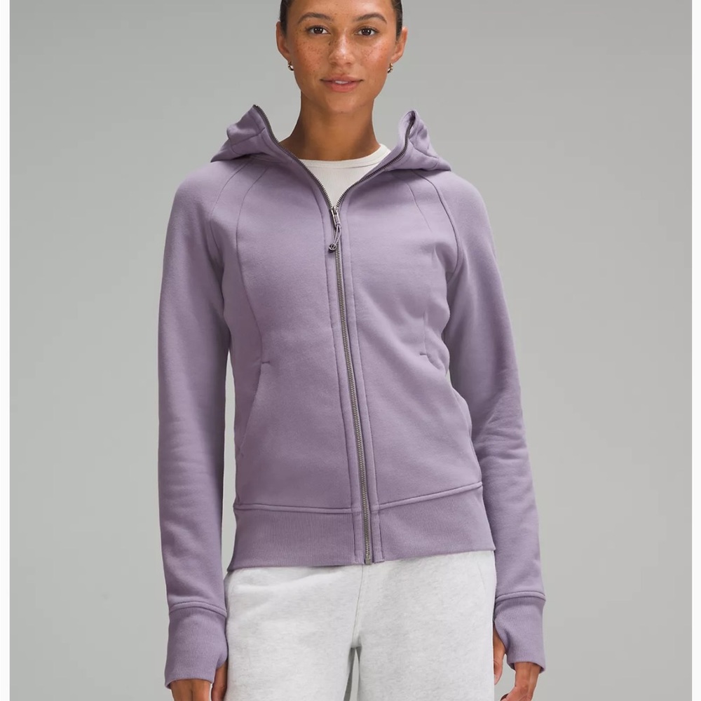 Scuba Full-Zip Hoodie Purple Ash size 2